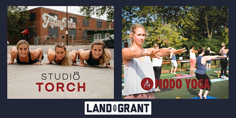 StudioTorch + Modo Yoga + Land-Grant Brewing!