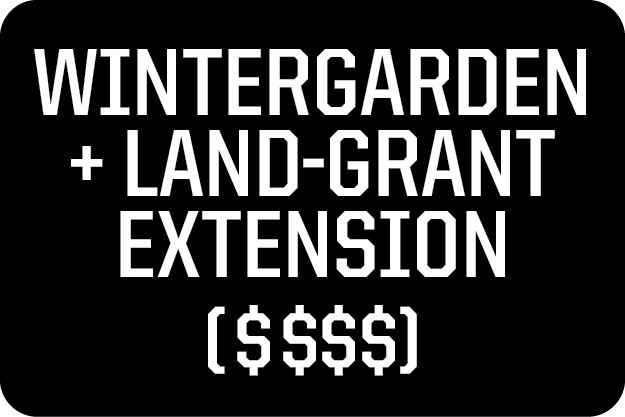 Wintergarden + Land-Grant Extension Rental