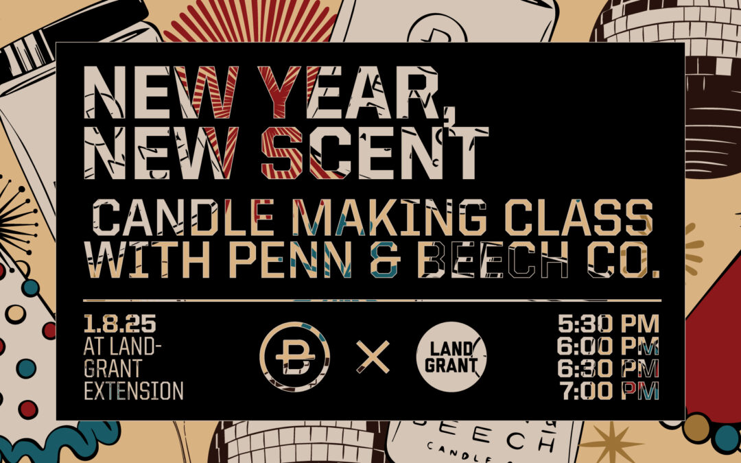 New Year, New Scent Candle Making Class with Penn & Beech