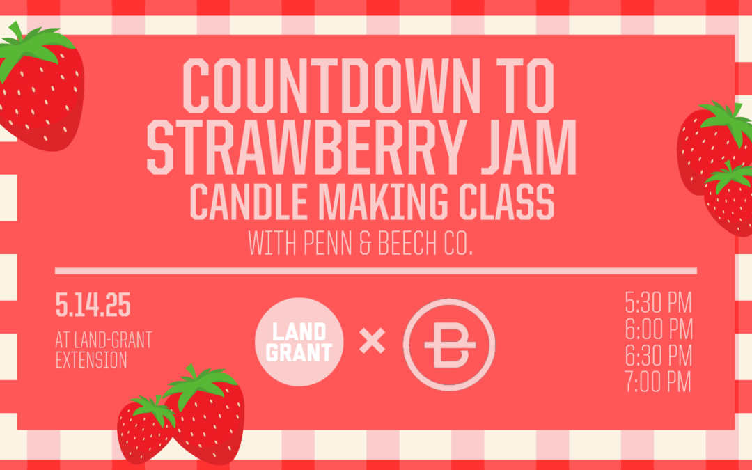 COUNTDOWN TO STRAWBERRY JAM 🍓 Sips & Scents with Penn and Beech Candle Co.