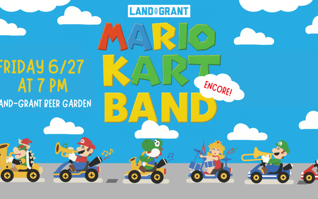 Mario Kart Band — Live on the Land-Grant Beer Garden BIG SCREEN!
