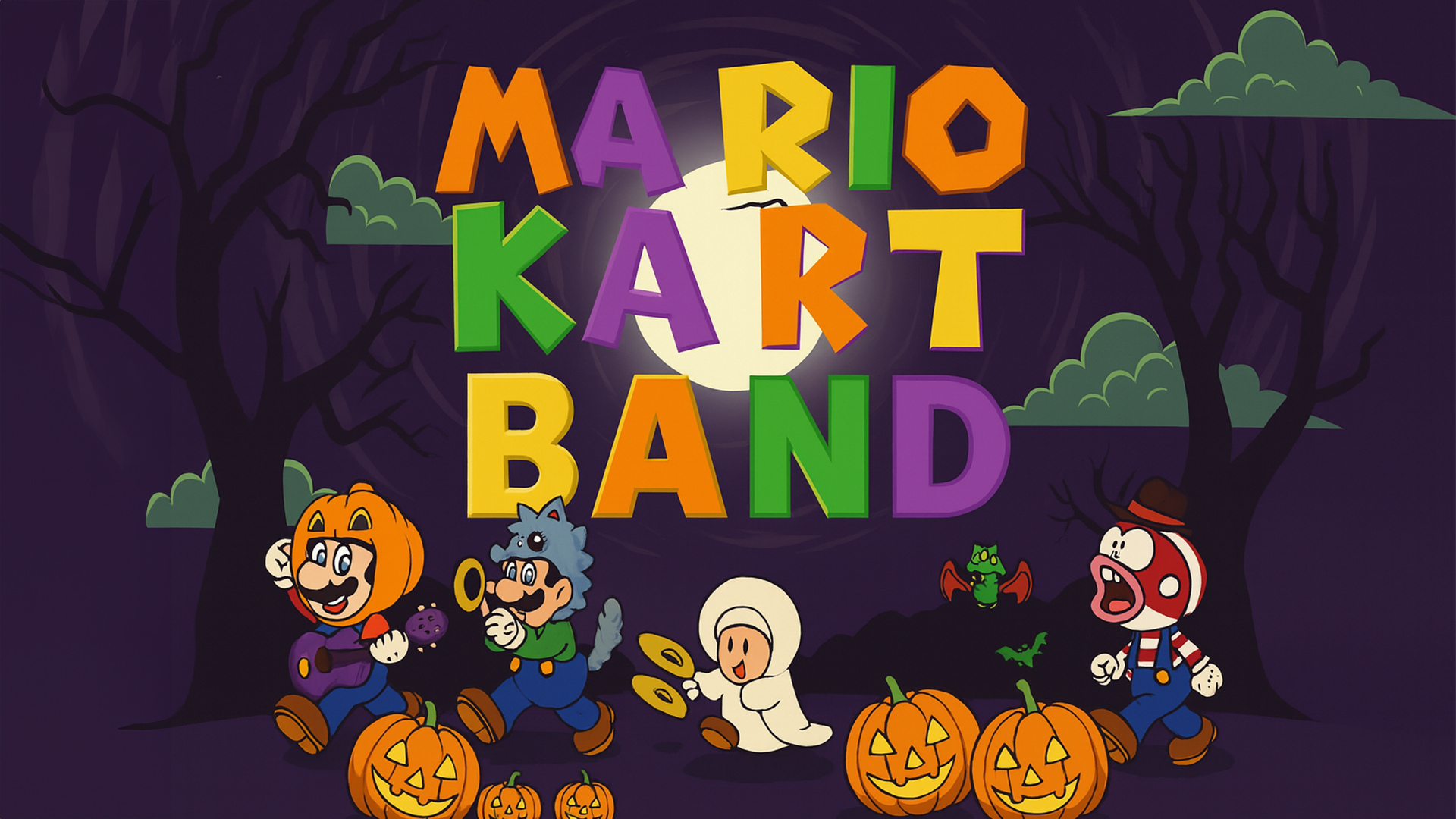 Mario Kart Band Halloween Party
