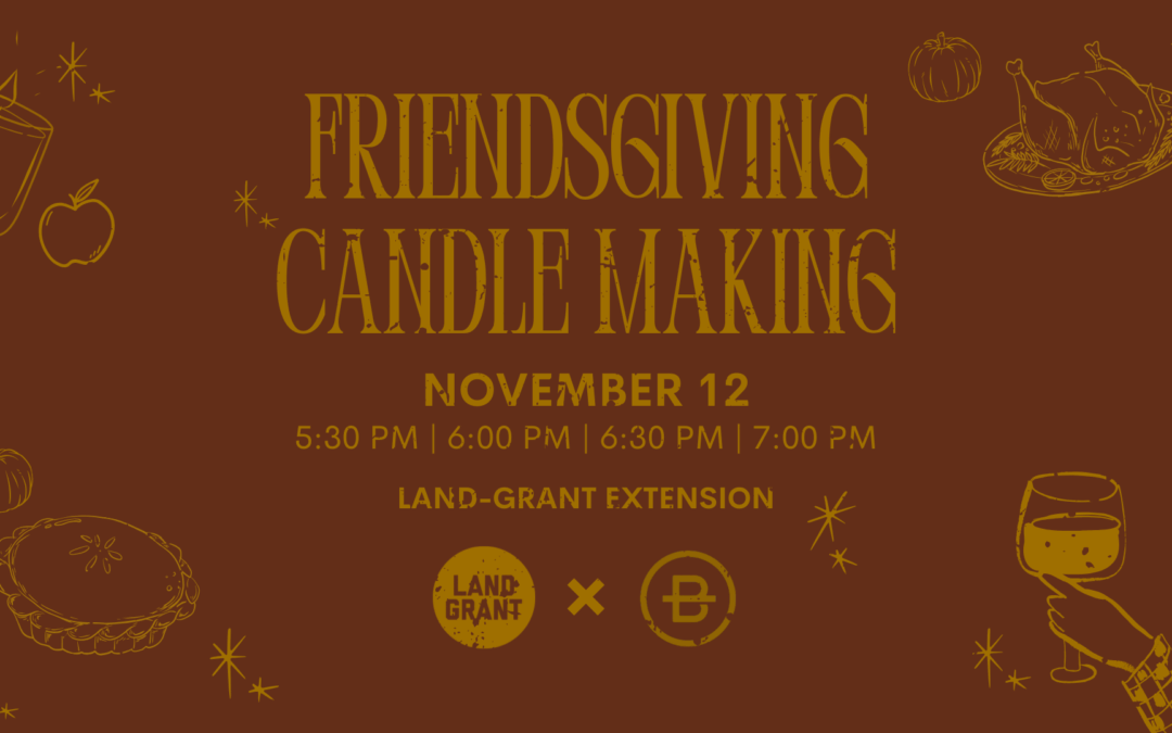 Friendsgiving Candle Making 🕯️ Sips & Scents with Penn & Beech Candle Co.
